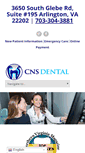 Mobile Screenshot of cns-dental.com